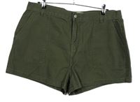 Dámské khaki riflové kraťasy New Look 