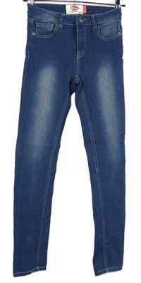 Dámské tmavomodré šisované skinny rifle Lee Cooper 