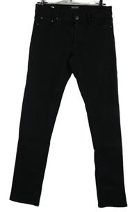 Pánské černé slim rifle Jack&Jones vel. 31/34