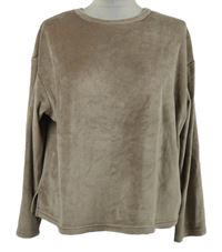 Dámské béžové plyšové domácí triko TU 