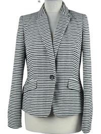 Dámské černo-bílé vzorované sako TU 