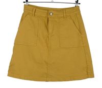 Dámska okrová rifľová sukňa C&A