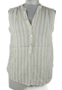 Dámska bielo-béžová pruhovaná blúzka Montego