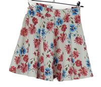 Dámska biela kvetovaná sukňa FB Sister
