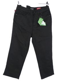 Dámske čierne capri rifle Stooker