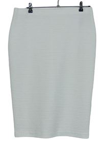 Dámska smotanová púzdrová sukňa M&S