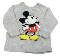 Světlešedá mikina s Mickey Mousem H&M