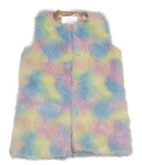 Farebná kožušinová vesta F&F