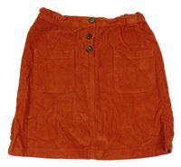 Nové- Oranžová manšestrová sukně John Lewis