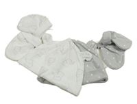 Nové - 4set- 2x čepice+ 2x rukavice Dunnes