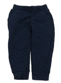 Tmavomodré prošívané tepláky C&A