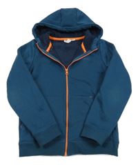 Petrolejová zateplená funkční propínací mikina s kapucí Mountain Warehouse