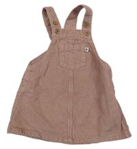 Svetloružové menšestrové na traké šaty Next