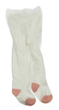 Bielo-ružové pančuchy Primark