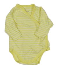 Žluto-bílé pruhované body