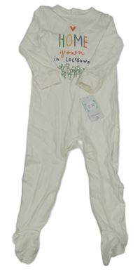 Nové - Biely overal s nápisom Matalan