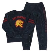 Tmavomodré plyšové pyžama s lvem - Harry Potter M&S