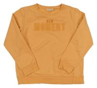 Oranžová mikina s nápisom Name it