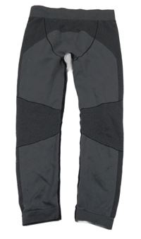 Tmavošedé spodní funkční kalhoty se vzorem Crivit