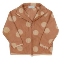 Ružová bodkovaná á fleecová prepínaci mikina Primark