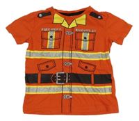 Červené tričko - hasič Kiki&Koko