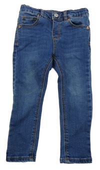 Modré skinny rifle Zara 
