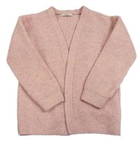 Světlerůžový svetrový cardigan George 