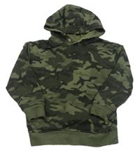 Khaki army mikina s kapucí George 