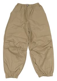 Béžové nepromokavé kalhoty Zara