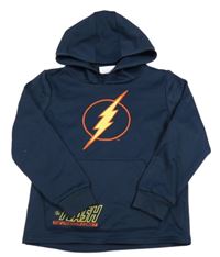Tmavomodrá mikina Flash s kapucňou