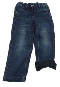 Tmavomodré podšité rifle Impidimpi