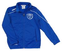 Safírová propínací sportovní mikina s nápisy UHL Sport 