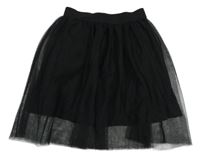 Čierna tylová sukňa Sinsay