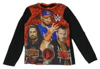 Čierno-červené tričko s Wrestlermi 