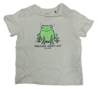 Biele tričko s žabičkou S. Oliver