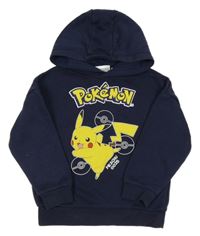 Tmavomodrá mikina Pikachu s kapucňou Primark