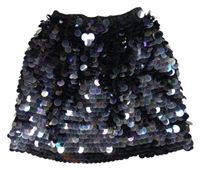 Čierna flitrová sukňa Primark