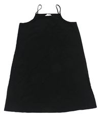 Čierne vzorované letné šaty H&M