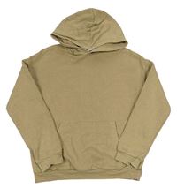 Piesková á mikina s vreckom a kapucňou H&M