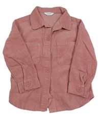 Staroružová menšestrová košeľová bunda PRIMARK