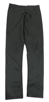 Černé potažené legíny H&M
