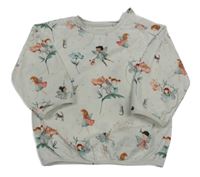 Bílá pyžamová mikina s vílami Next