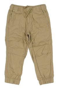 Béžové jogger cuff rifle H&M