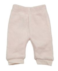 Světlerůžové chlupaté tepláky Ergee