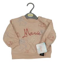 Nové - Starorůžová mikina s Marií Disney