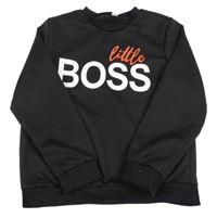 Čierna mikina s nápisom Shein