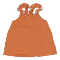 Oranžový top s volánikmi Tommy Bahama