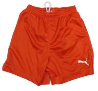 Červené športové kraťasy s logom Puma