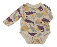 Béžové body s dinosaury So Cute