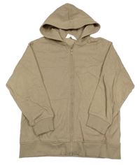 Hnedá prepínaci mikina s kapucňou H&M